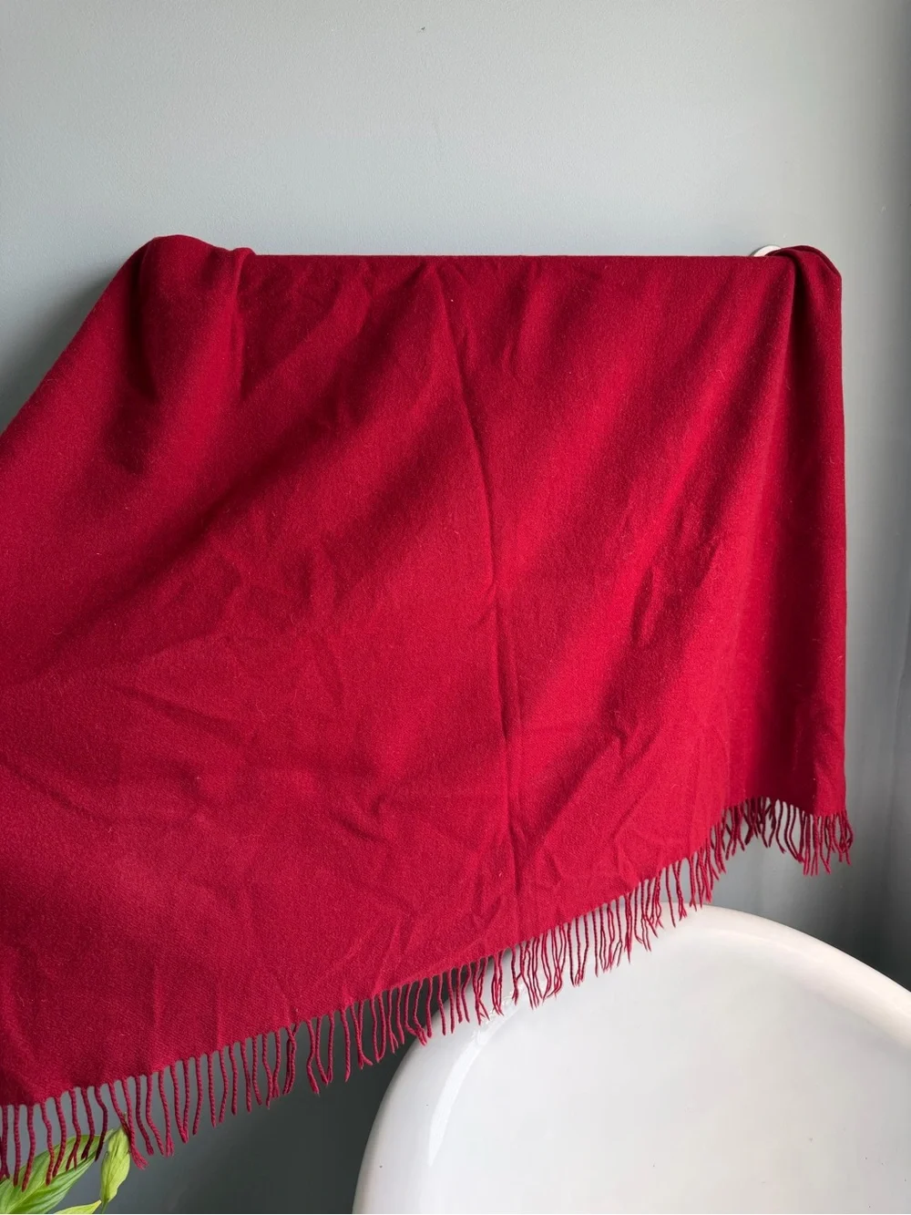 Eagle Plaid 100% Cashmere Blanket /Throw